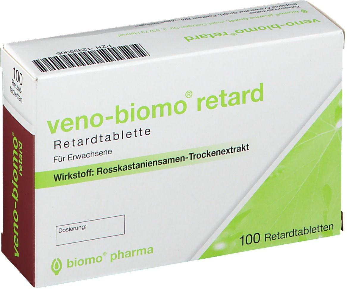 Veno-Biomo retard Retardtabletten 100 St Retard-Tabletten