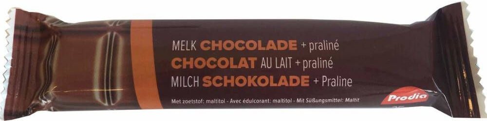 Prodia Chocoladereep Melk Praline 20x35 g Schokolade