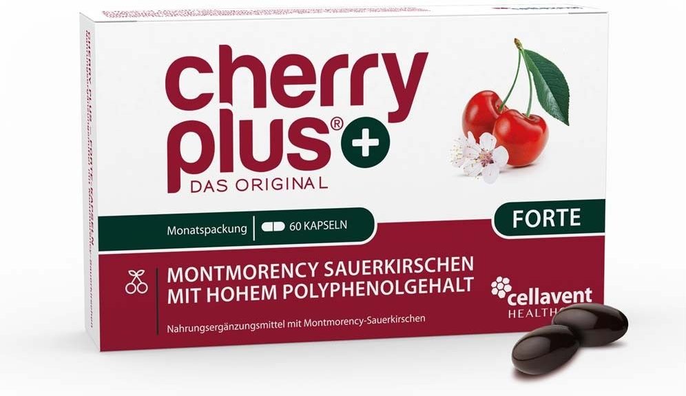 Cherry Plus Forte 43mg Polyphenole 6mg Zink Weichk 60 St Weichkapseln