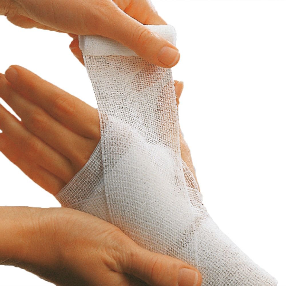 Mollelast Binden 6 cmx4 m weiß 1 St