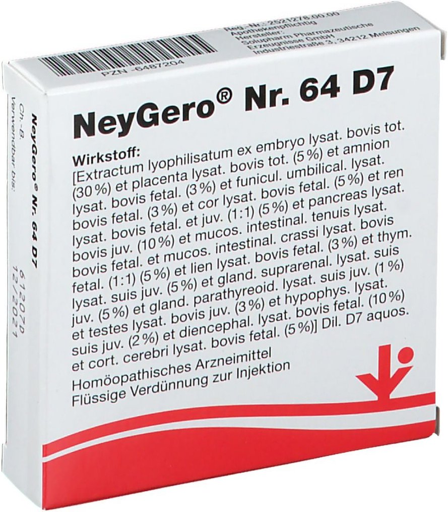 Neygero Nr.64 D 7 Ampullen 5x2 ml