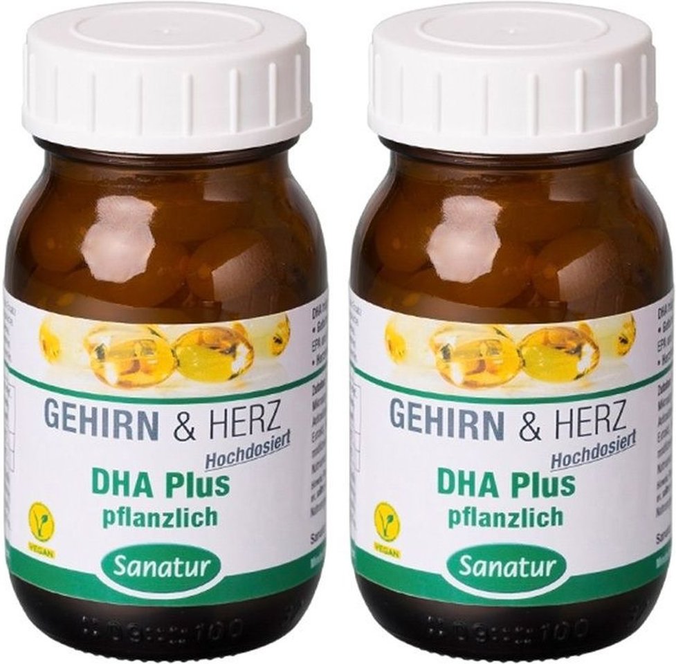 DHA Plus pflanzlich Kapseln 2x 2x80 St