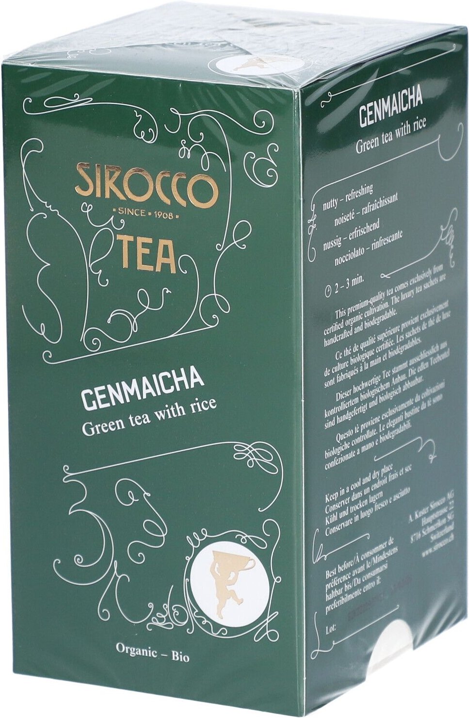 Sirocco Teebeutel Genmaicha 20 Stk St Tee