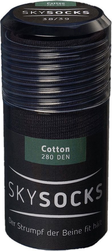 Skysocks Cotton 280den AD 38/39 graphit 2 St Strümpfe
