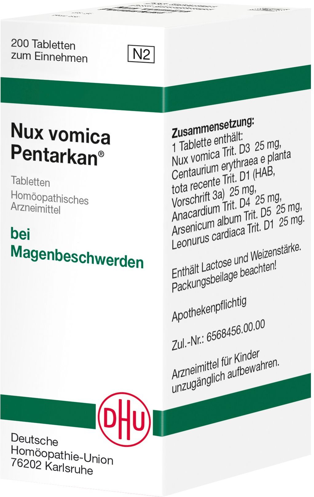 NUX Vomica Pentarkan Tabletten 200 St