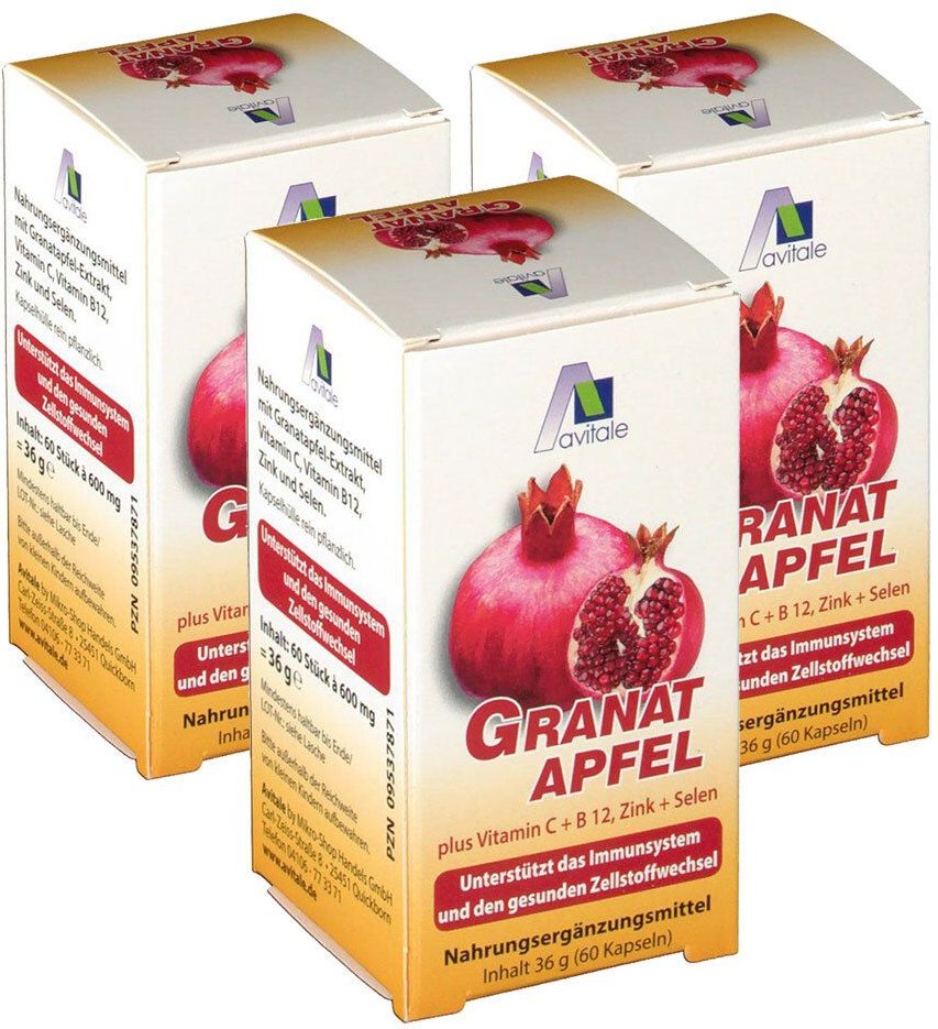 Thumbnail - Avitale Granatapfel 3x60 St Kapseln