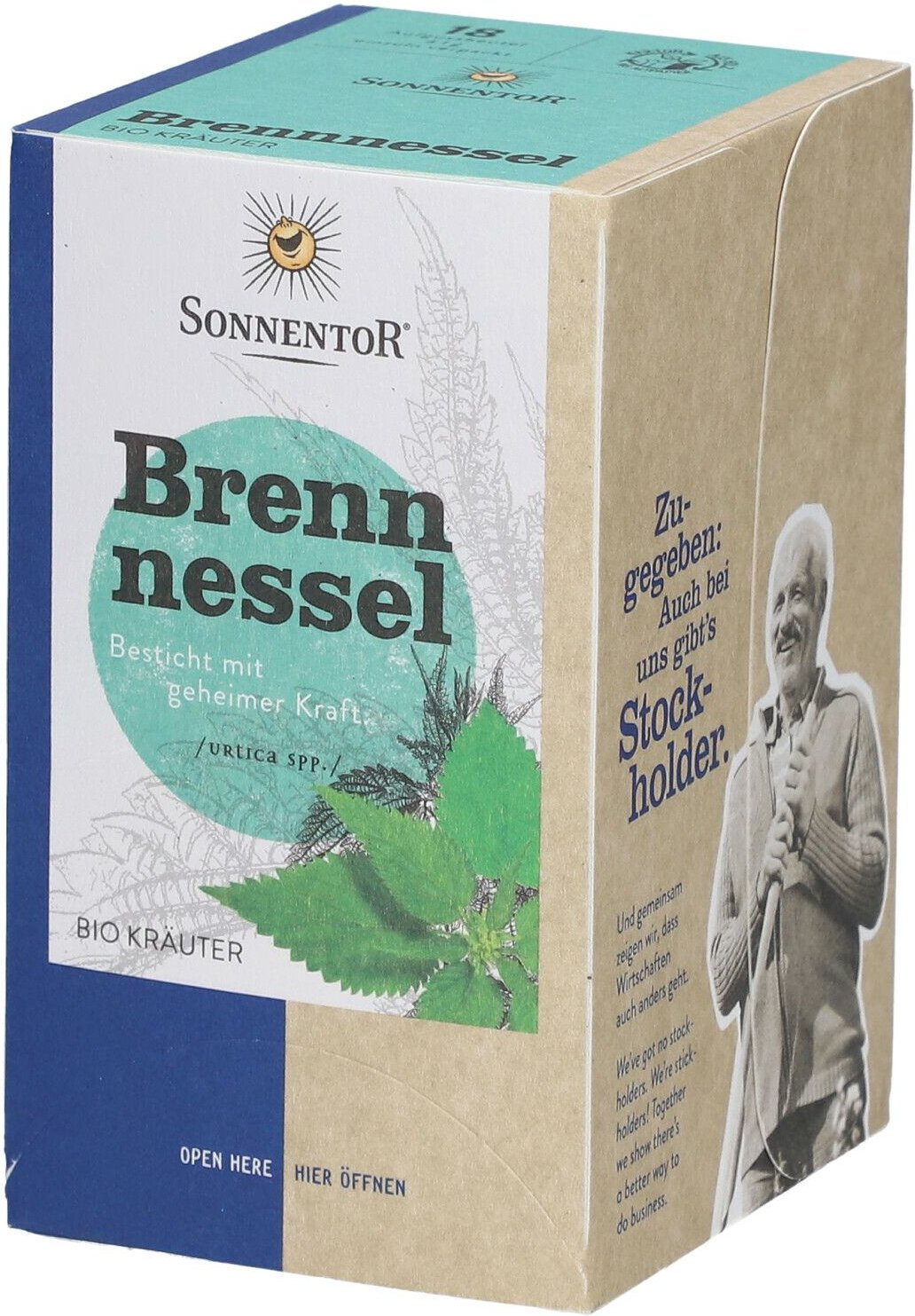 Sonnentor TEE Brennnessel Bio 18 St Filterbeutel
