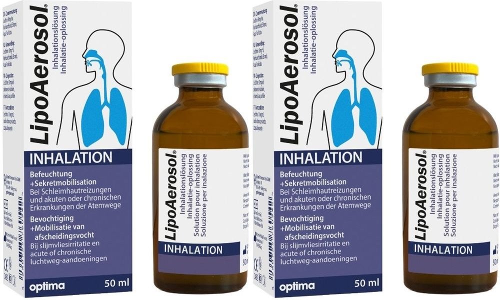 Lipoaerosol Inhalation Inhalationslösung 2x 2x50 ml