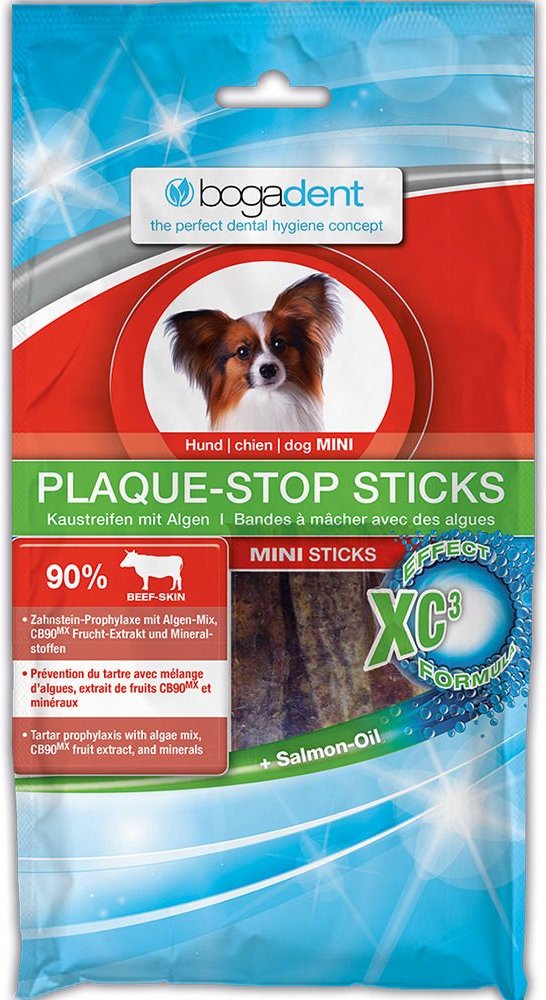 Bogadent Plaque-Stop Sticks mini f.Hunde 100 g Beutel