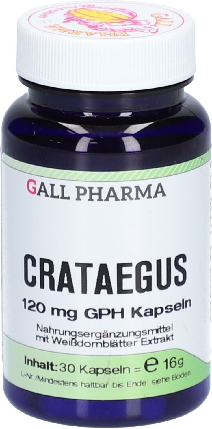 Crataegus 120 mg GPH Kapseln 30 St
