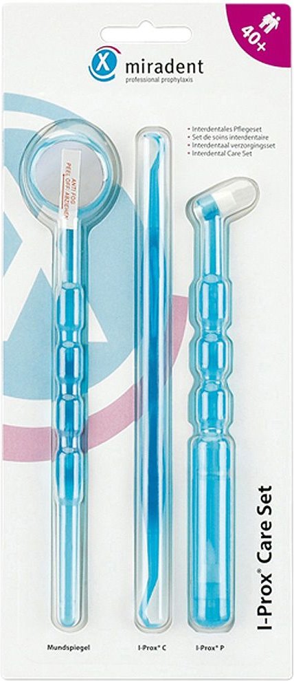 Miradent Pflegeset I-Prox Care Set blau trans. 1 St