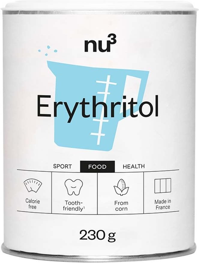 Thumbnail - nu3 Erythrit, Zuckerersatz 230 g Pulver