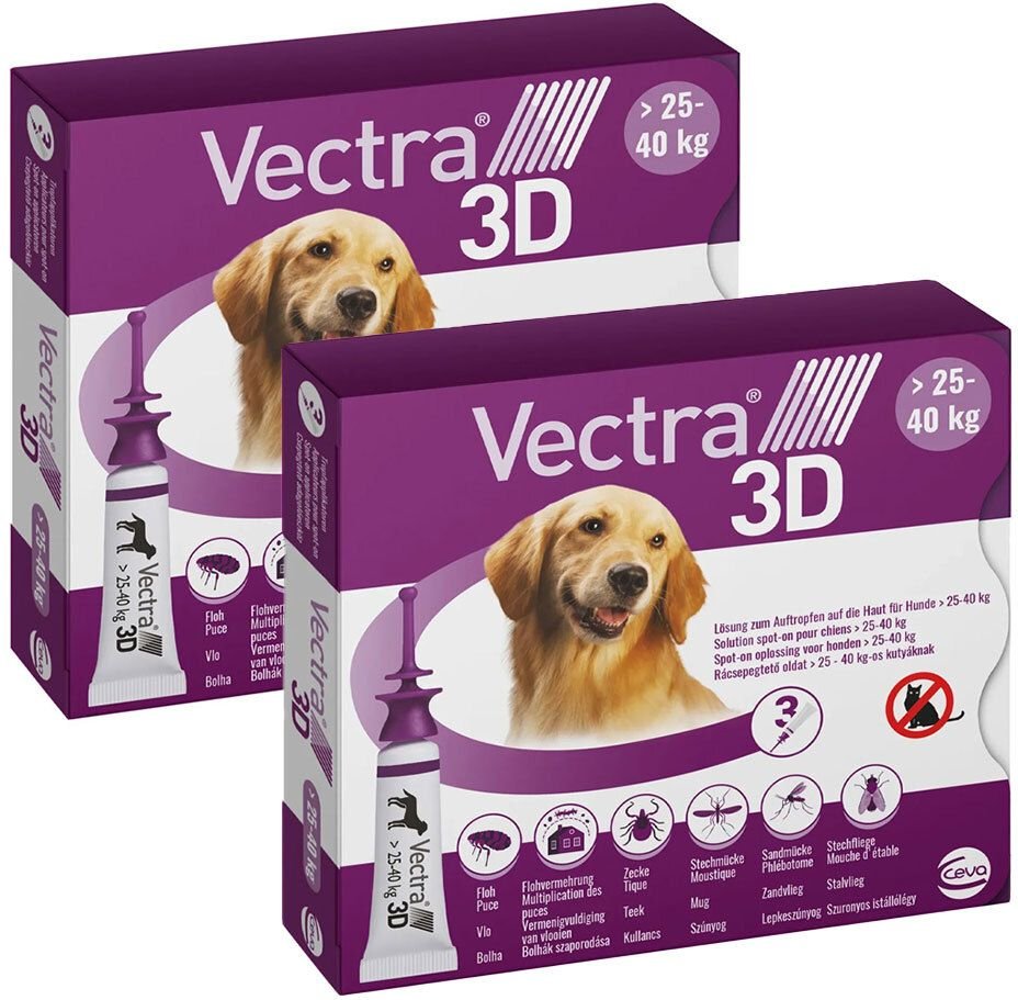 Thumbnail - Vectra 3D Hunde U 25-40Kg Doppelpack 2x3 St Lösung