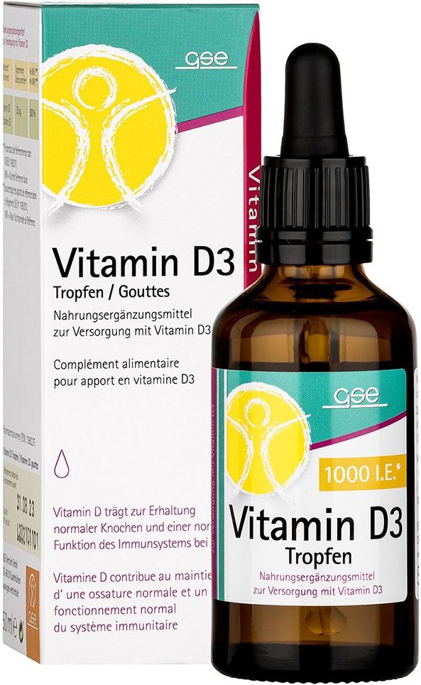 GSE Vitamin D3 Tropfen 1000 I.e. 50 ml Liquidum