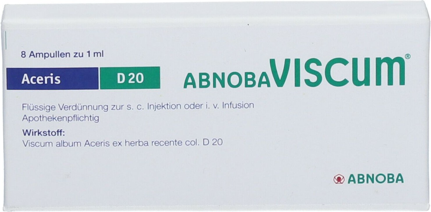Abnobaviscum Aceris D 20 Ampullen 8 St