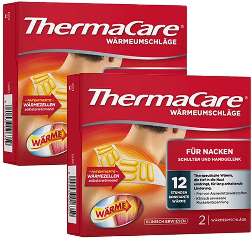 Thermacare Nacken/Schulter Auflagen z.Schmerzlind. 2x 2x2 St Bandage(s)