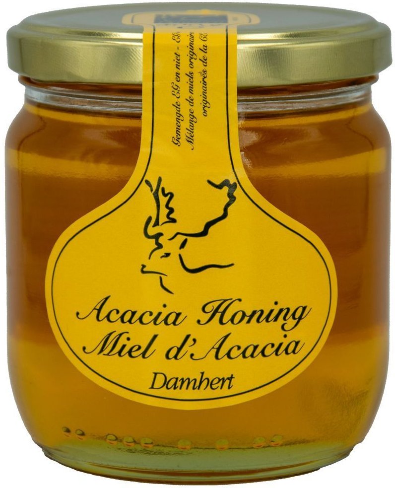 Damhert Honing Acacia 500 g Creme