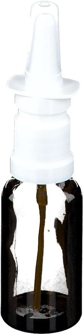 Nasenspray Pumpzerstäuber auf 20 ml Braunglasfl. 1 St Flaschen