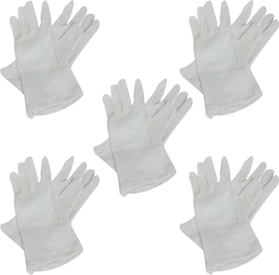 Handsch Zwirn BW WEI GR 9 x5 5x2 St Handschuhe