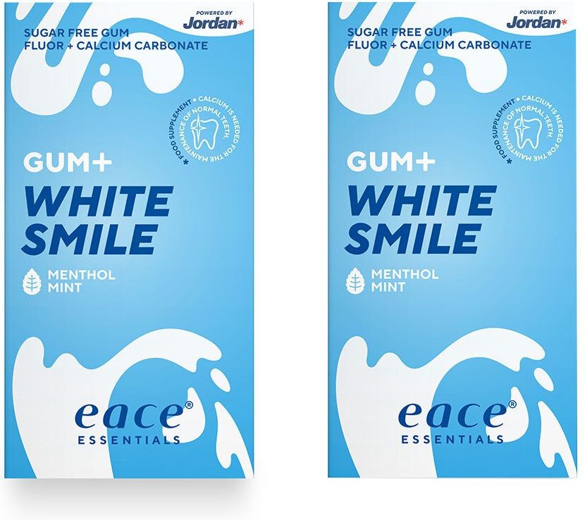 Eace Gum - White Smile Display 12x20 g Kaugummis