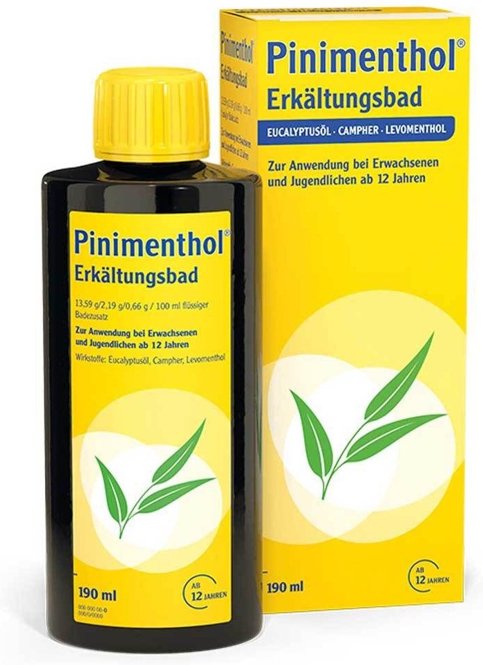 Pinimenthol Erkältungsbad ab 12 Jahren