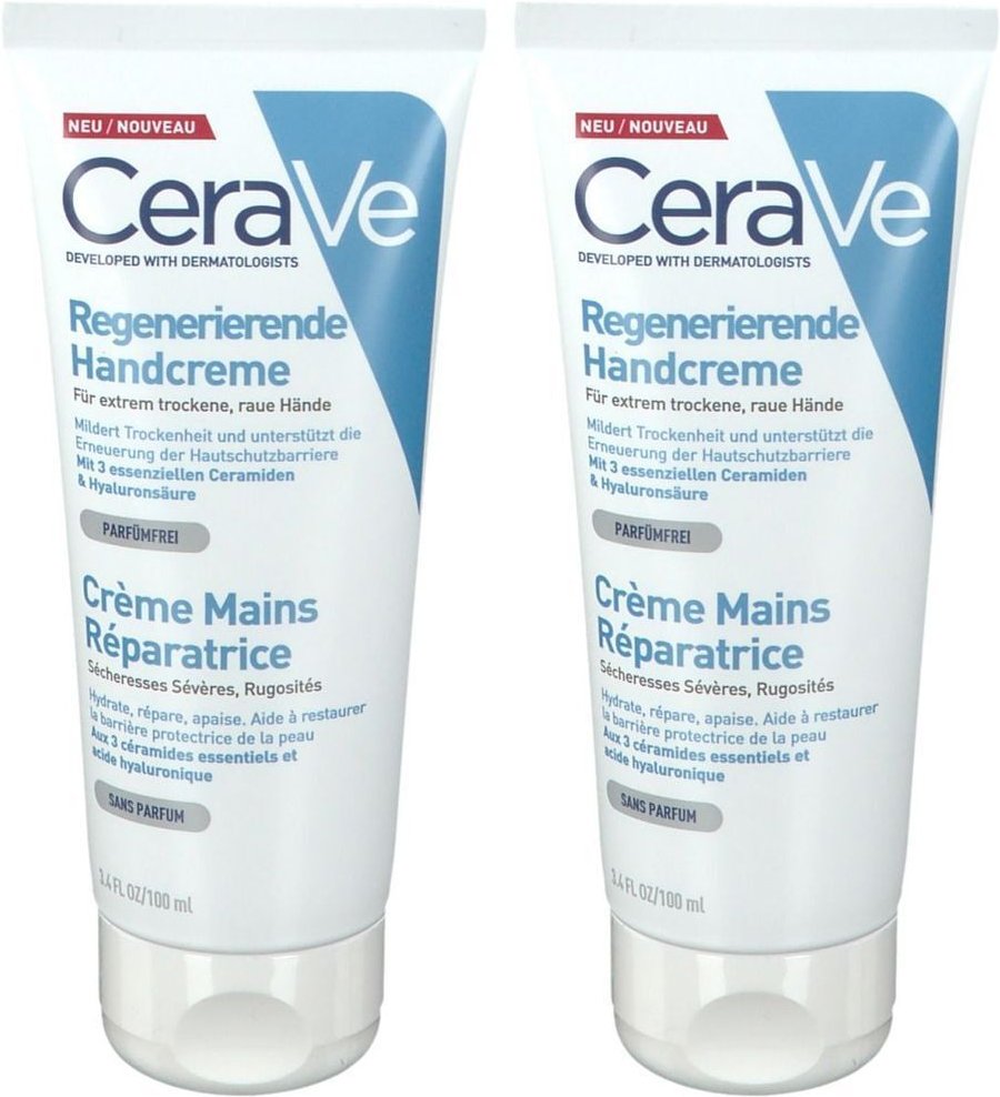 Cerave regenerierende Handcreme 2x100 ml Creme