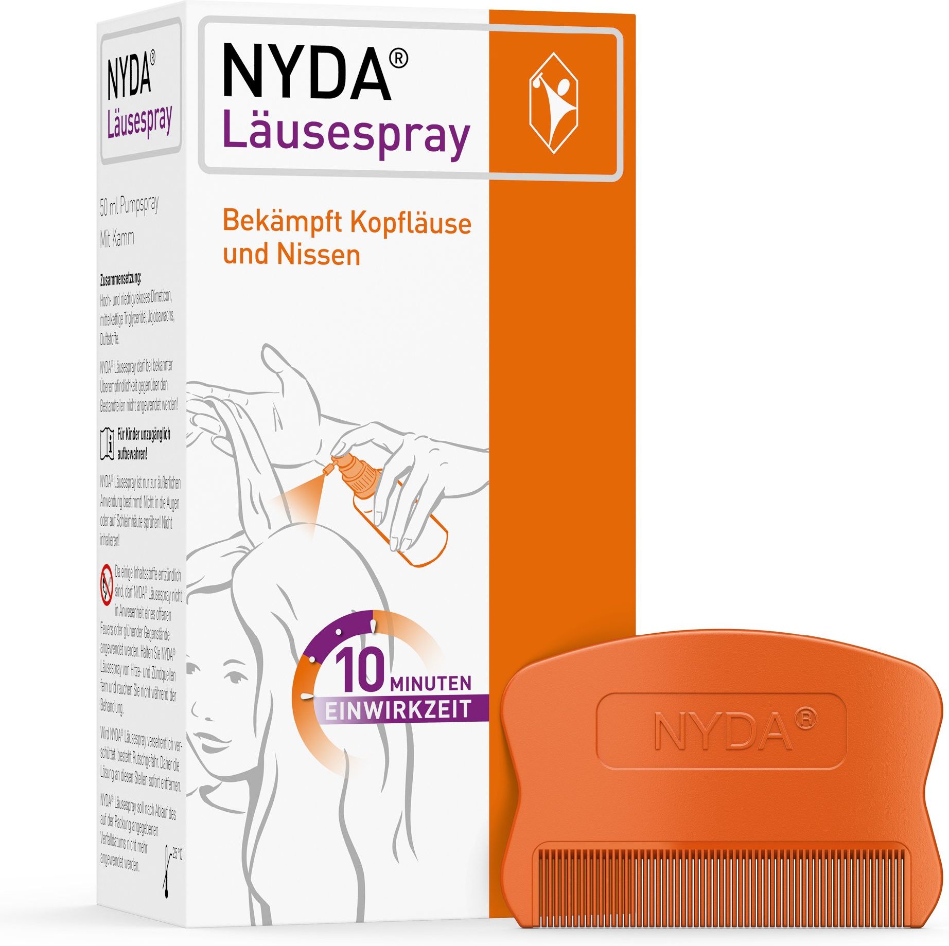 Nyda Läusespray 50 ml Pumplösung