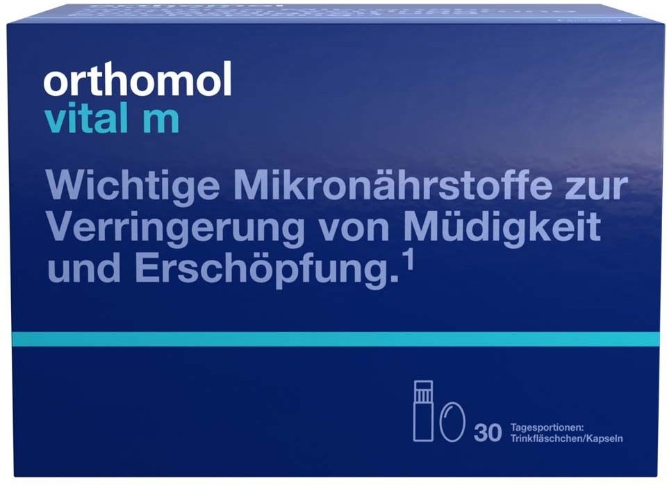 Orthomol Vital M Trinkfläschchen/Kaps.Kombipack. 30 St Trinkampullen