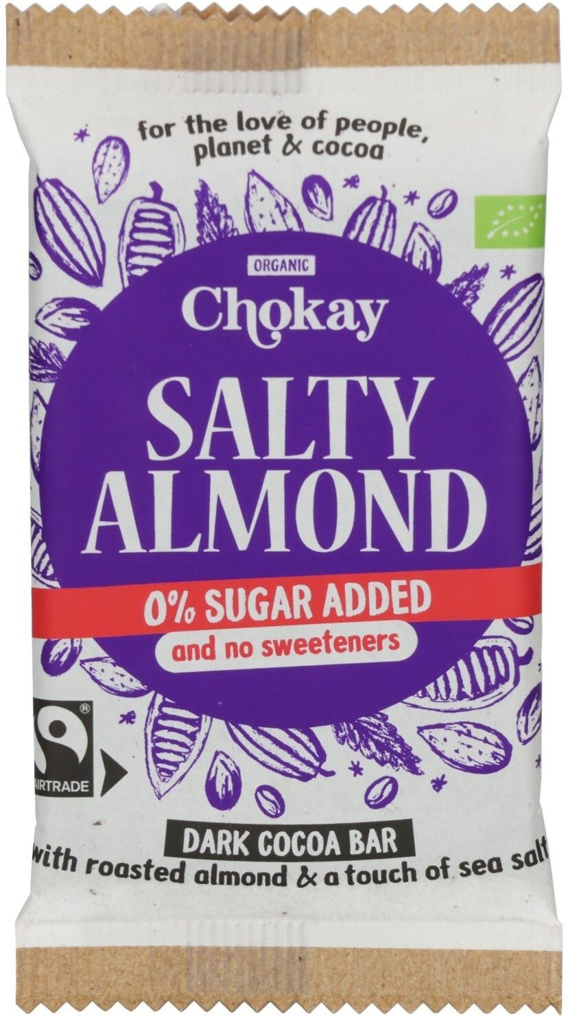 Chokay - Bar Salty Almond FairTrade, 70g 70 g Riegel