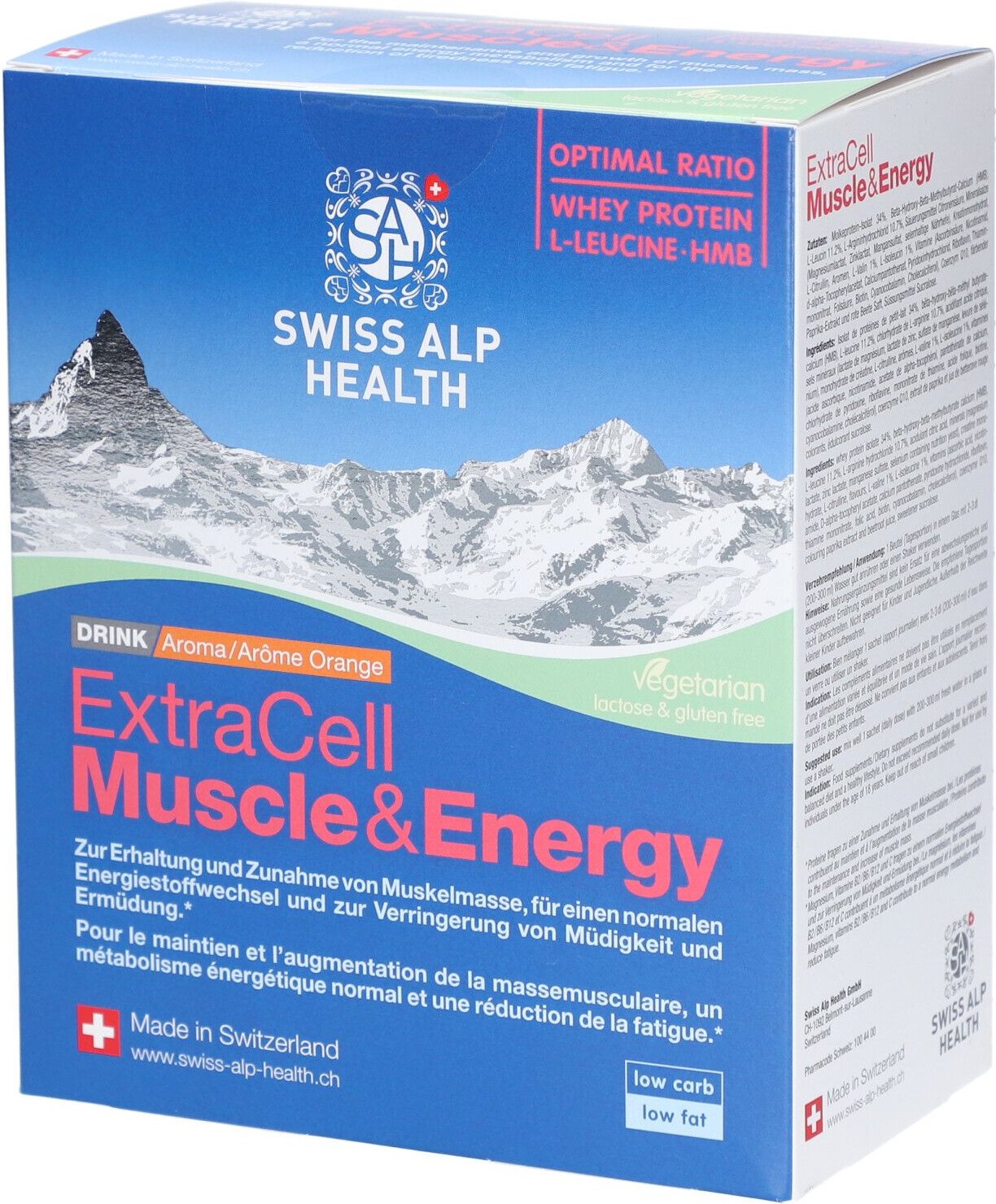 Extra Cell Muscle&Energy Drink Orange 20 x 21.4 g 21,4 Puder