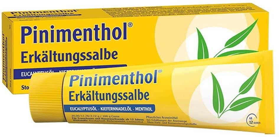 Pinimenthol Erkältungssalbe Eucalyptusöl Kiefernnadelöl Menthol