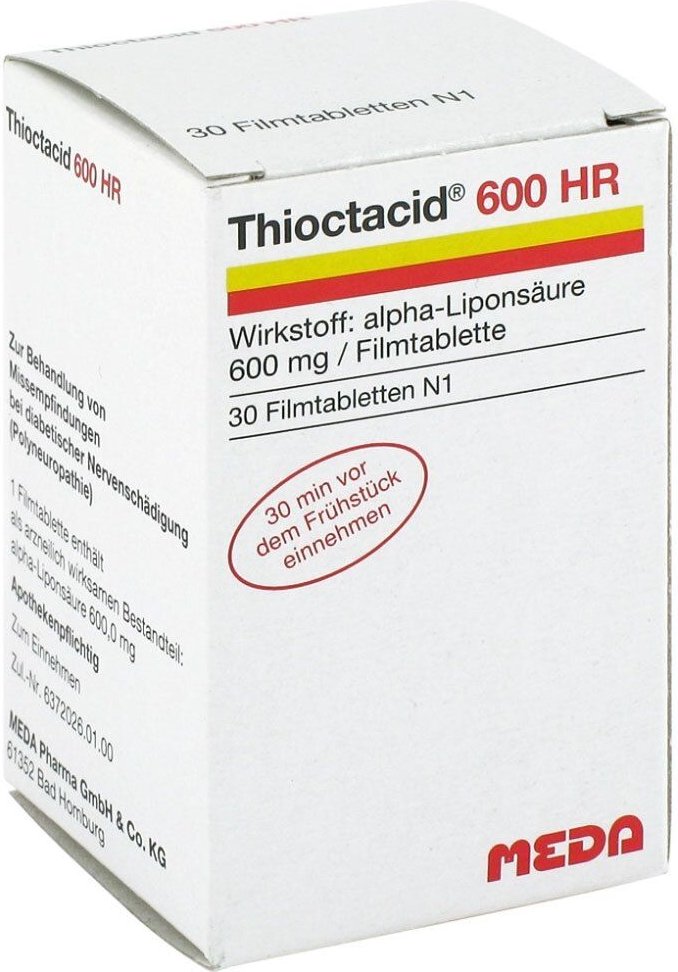 Thioctacid 600 HR Filmtabletten 30 St