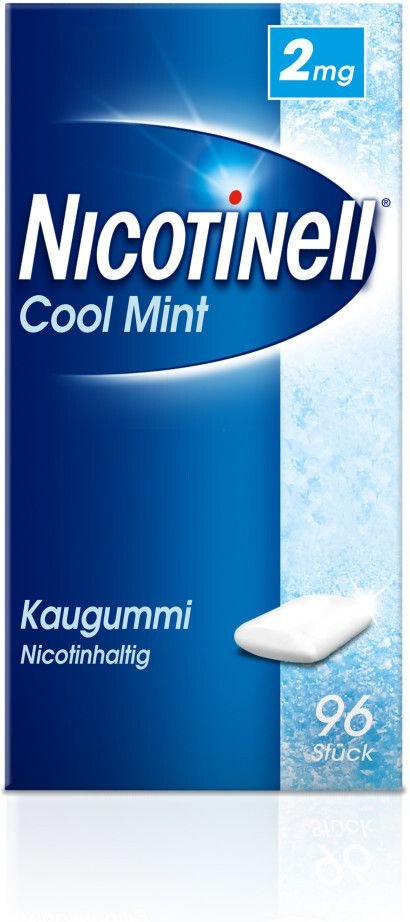 Nicotinell Kaugummi Cool Mint 2 mg 96 St