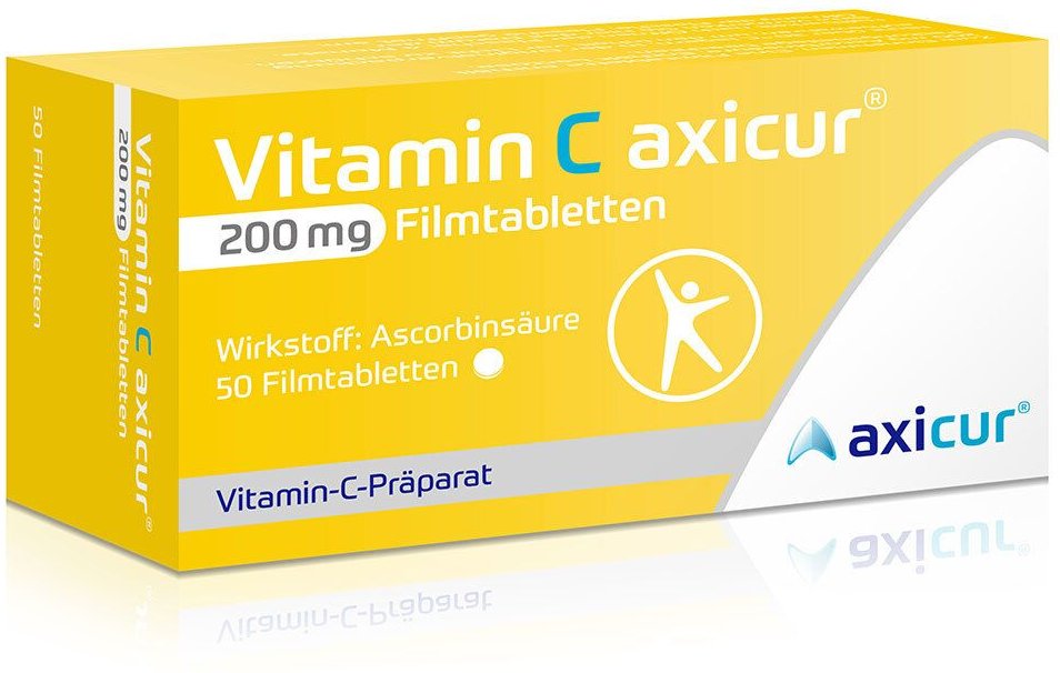Vitamin C Axicur 200 mg Filmtabletten 50 St