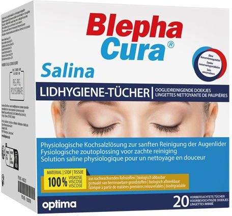 Blephacura Salina Lidhygiene-Tücher 20 St Tücher
