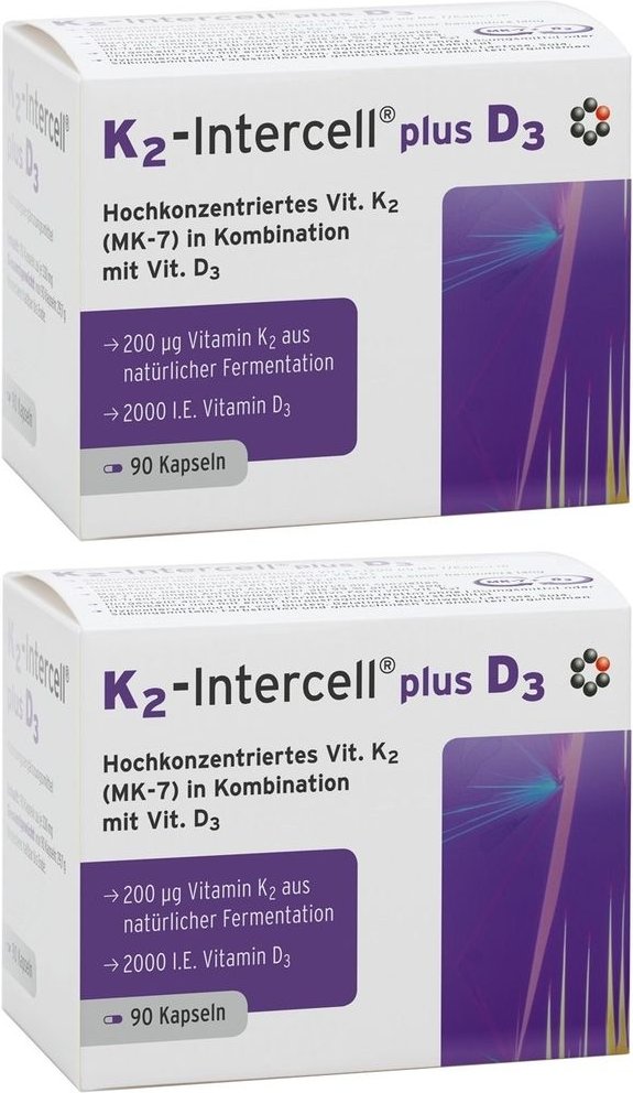 K2-Intercell plus D3 Kapseln 2x 2x90 St