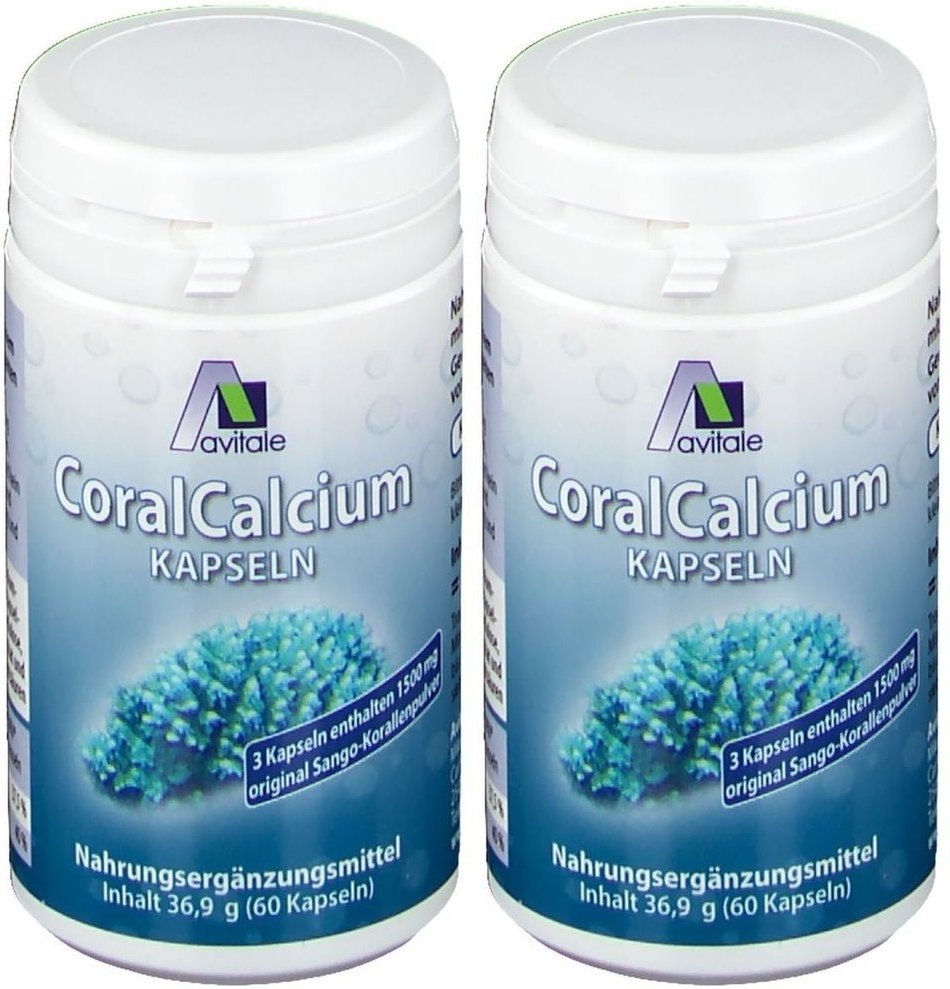 Coral Calcium Kapseln 500 mg 2x 2x60 St