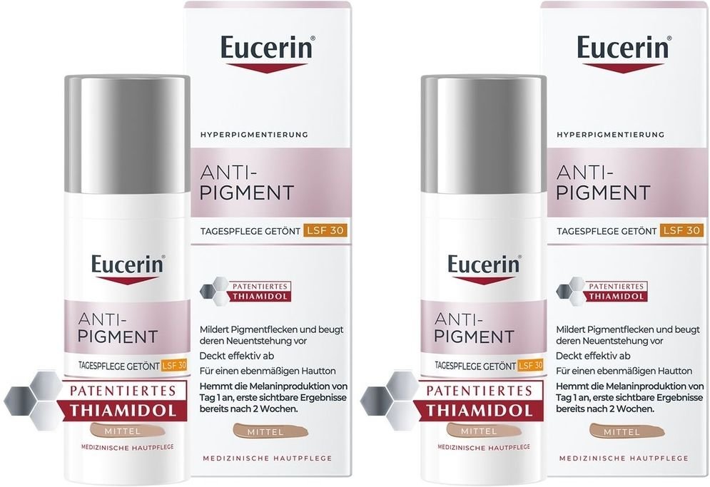Eucerin Anti Pigment Mittl x2 2x50 ml Tagescreme