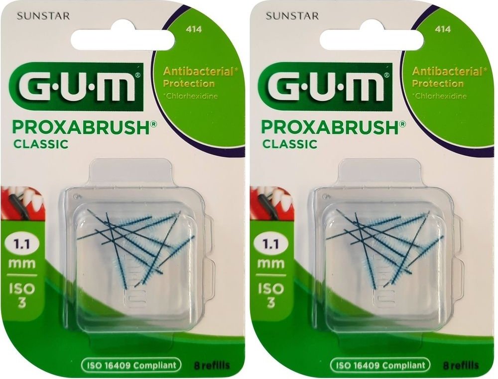 GUM PROxABRUSH Class 1.1Mm x2 2x8 St Zahnbürste