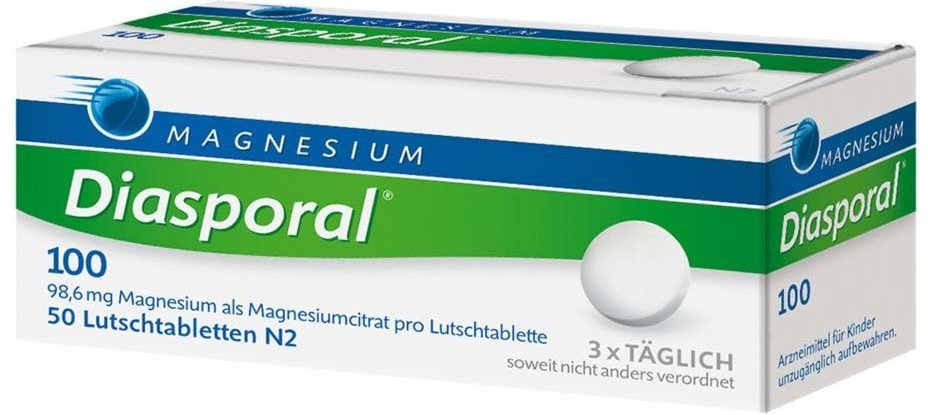 Magnesium Diasporal 100 Lutschtabletten 50 St