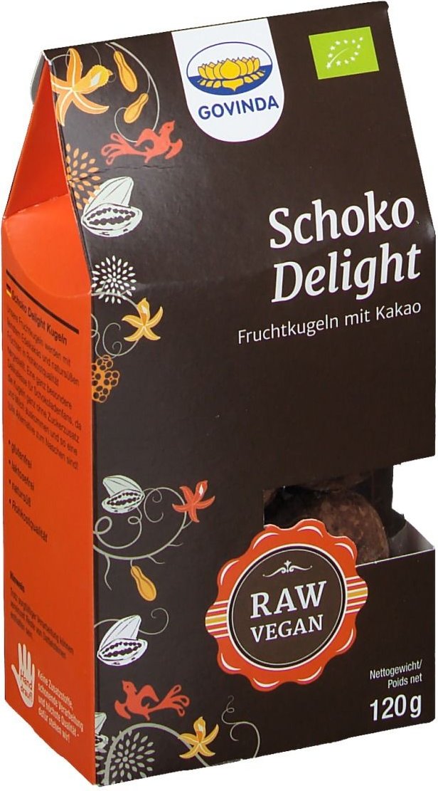 Govinda Bio Schokokugeln, Schoko-Delight 120 g