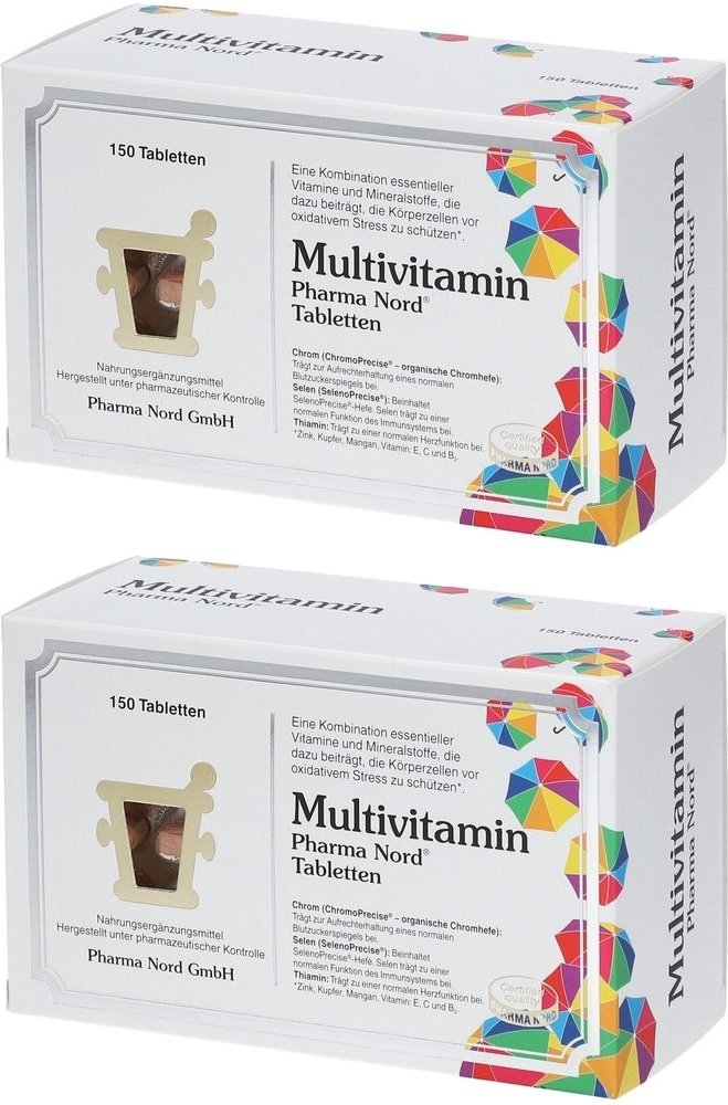 Multivitamin Pharma Nord Tabletten 2x 2x150 St