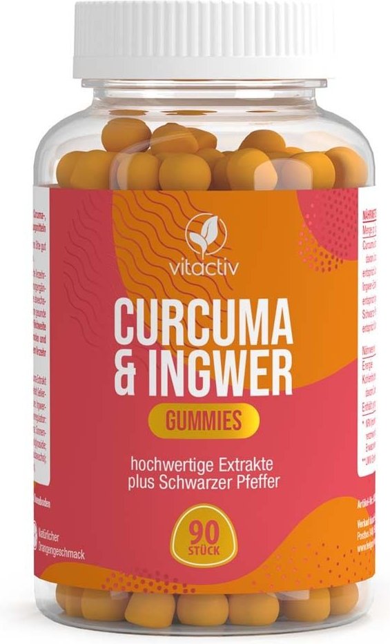 Curcuma & Ingwer Gummies 90 St Kaudragees