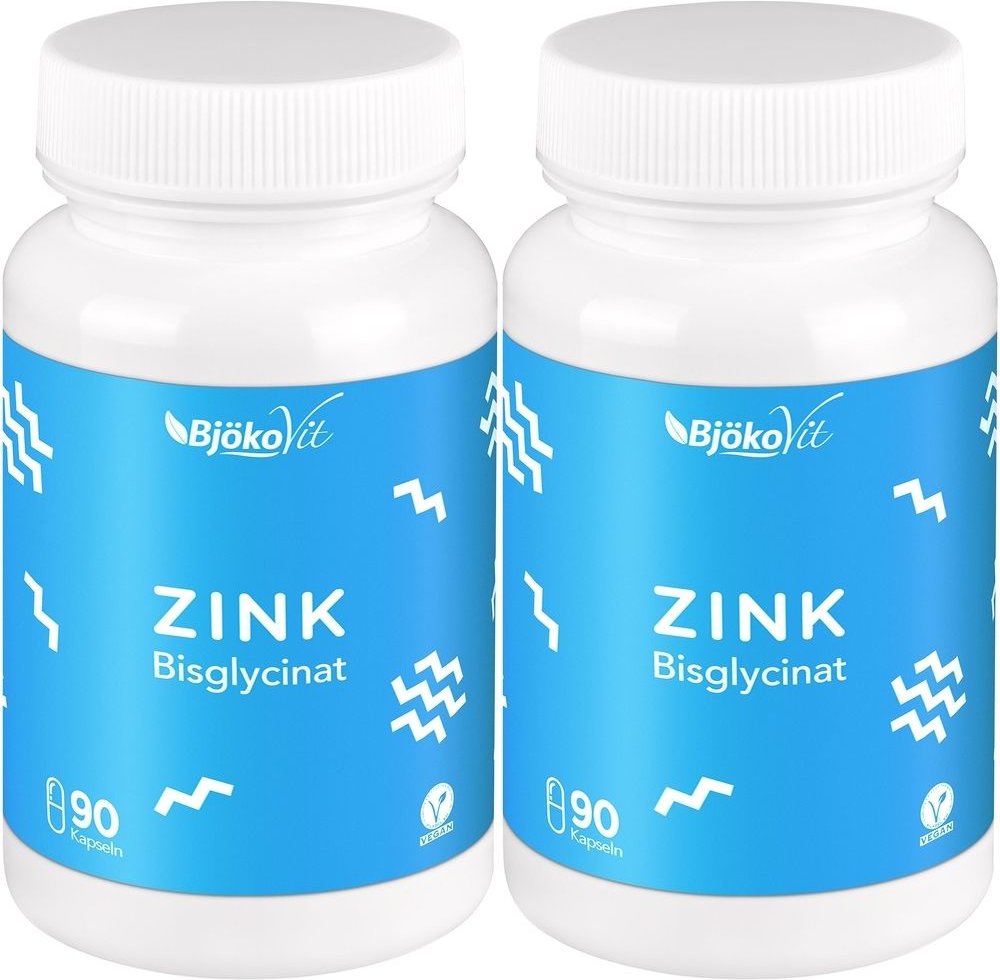 Zink Bisglycinat 25 mg vegan Kapseln 2x 2x90 St