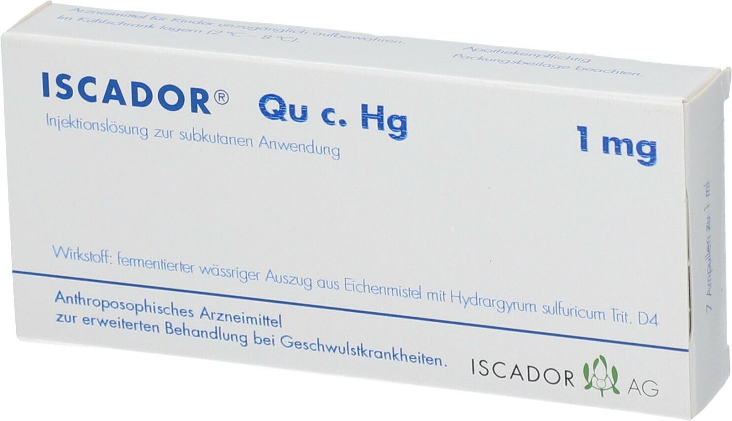 Iscador Qu c.Hg 1 mg Injektionslösung 7x1 ml