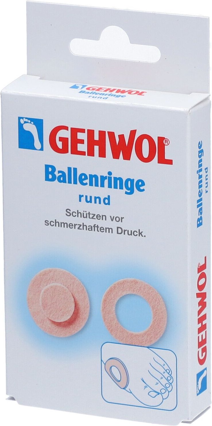 Gehwol Ballenringe rund 6 St Pflaster