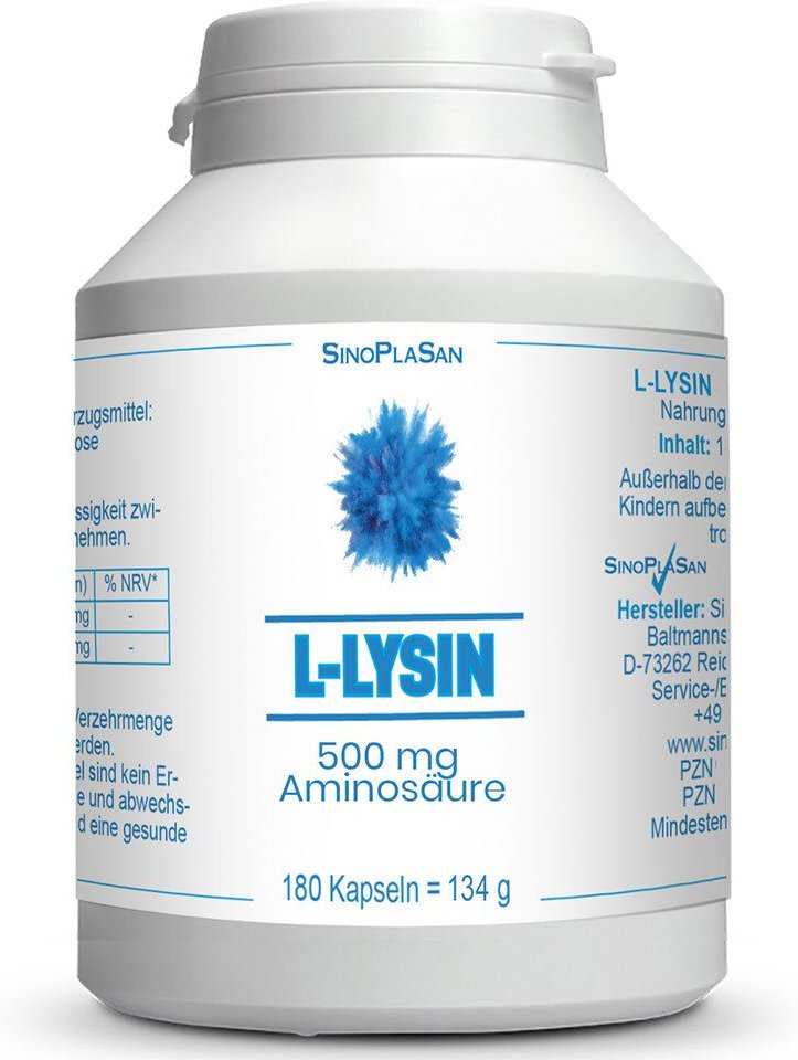 L-Lysin 500 mg Mono Kapseln 180 St