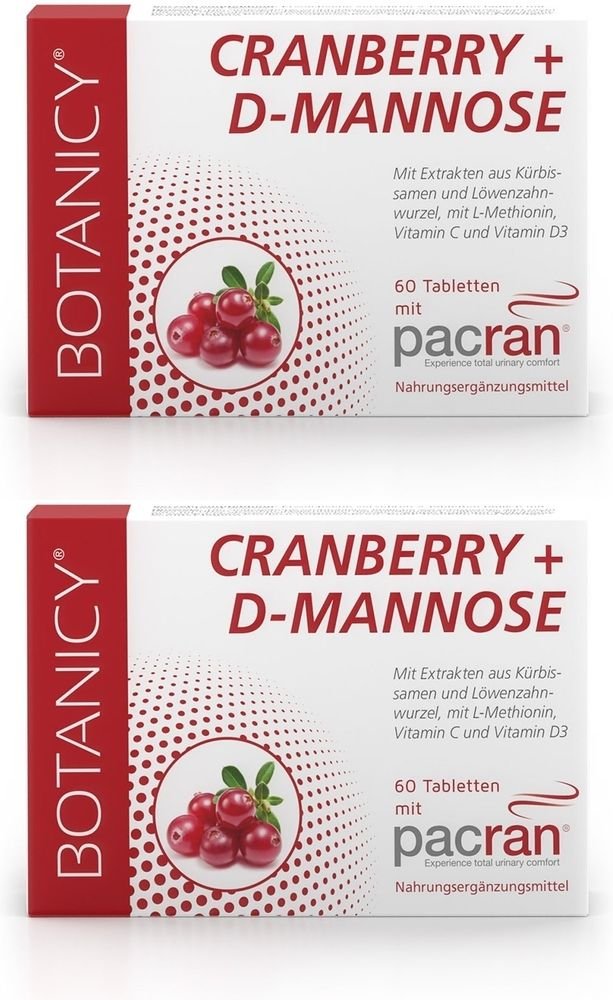Cranberry+D-Mannose Tabletten 2x 2x60 St