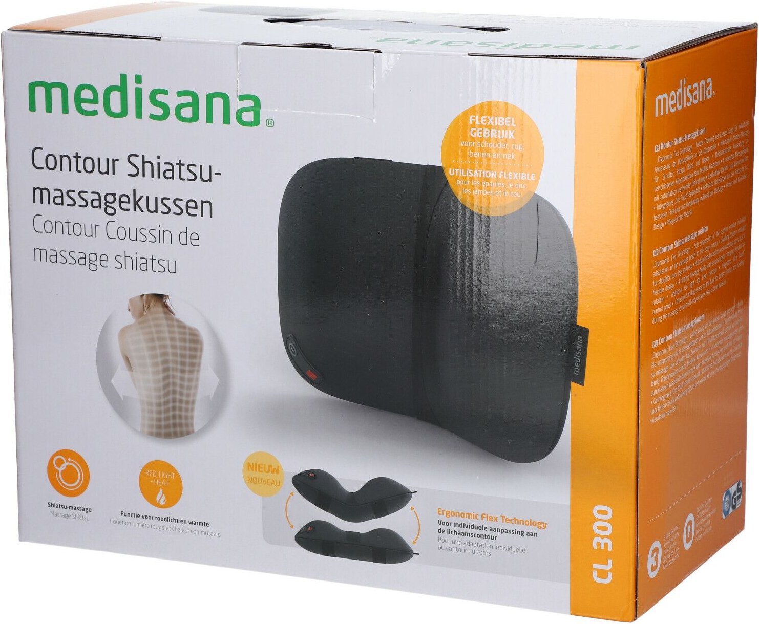 Medisana Shiatsu Massagekussen Flex 88700 Cl300 1 St Sonstige