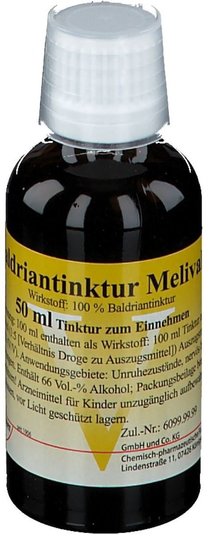 Baldriantinktur Melival 50 ml Tinktur